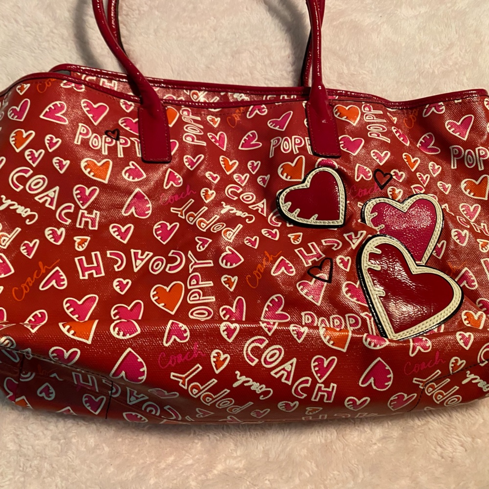 Coach Heart Tote